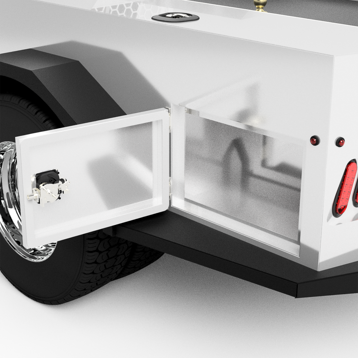 UNIVERSAL 60"CA Chassis-Cab 3500/5500 Utility Bed W/ Deck-side Boxes