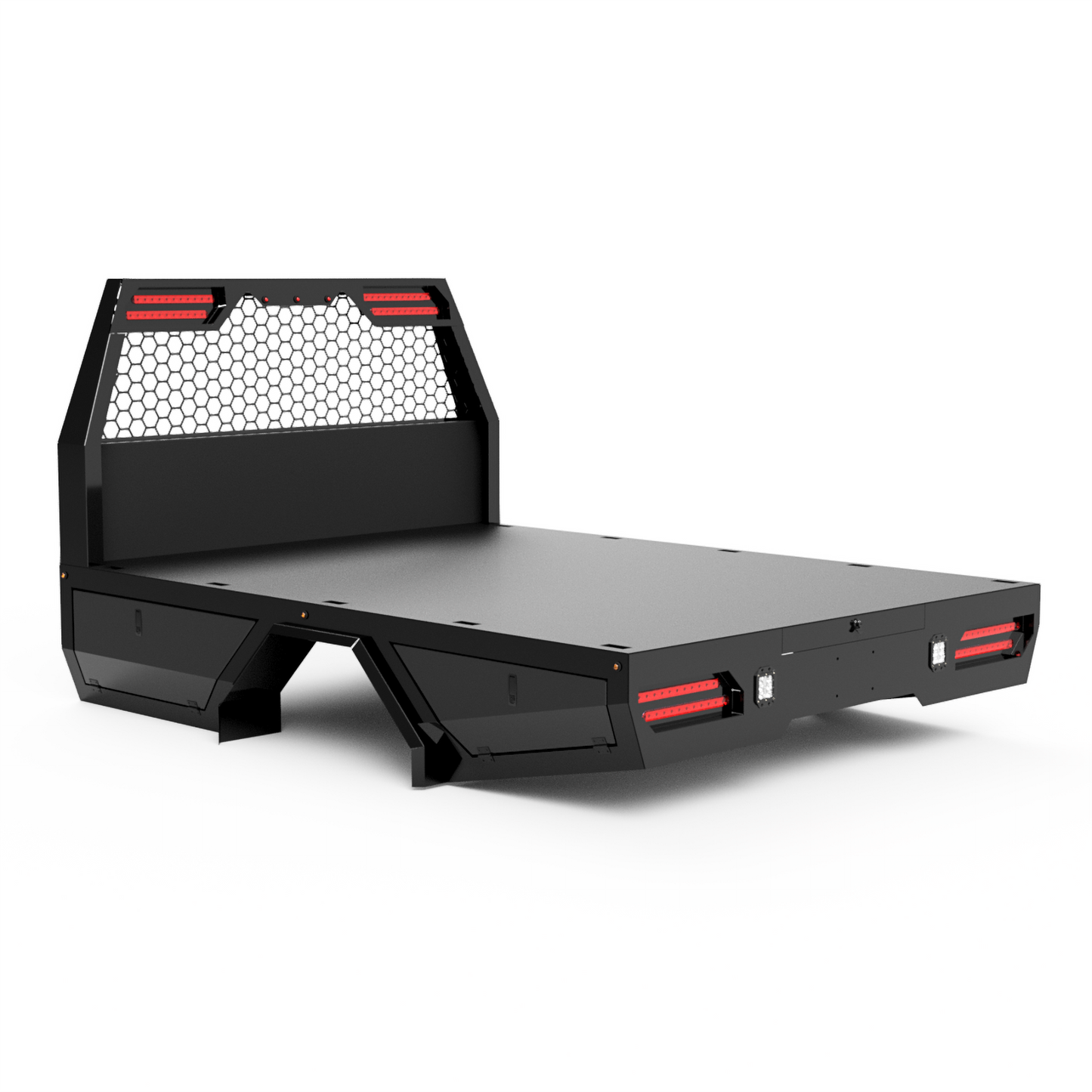 UNIVERSAL 60"CA Chassis-Cab 3500 Flatbed W/ Fender Boxes