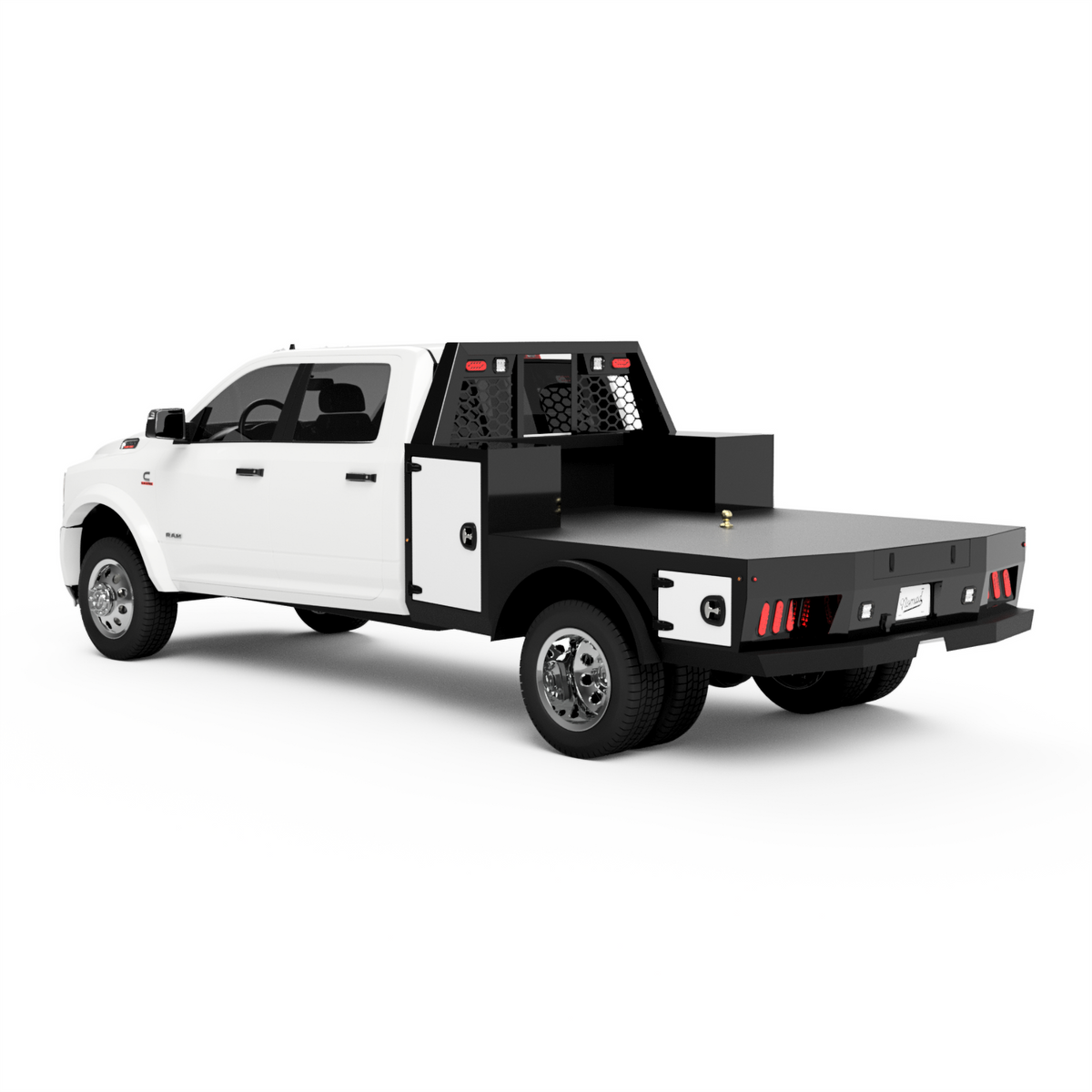 2003-2025 Ram 3500 Flatbed W/ Large Front Boxes