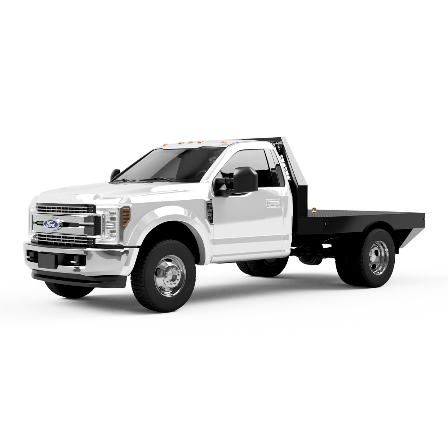 UNIVERSAL 60"CA Chassis-Cab 3500/5500 Flatbed W/ Half-Skirts