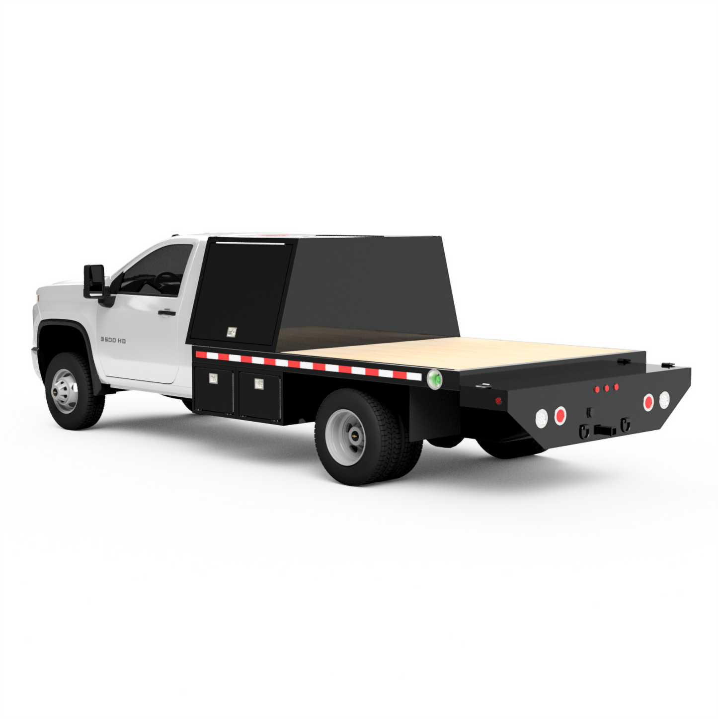 UNIVERSAL 84"CA Chassis-Cab 4500/5500 Welding Bed W/ Front Cabinet