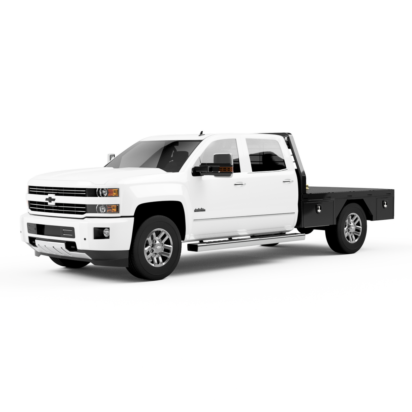 1988-2025 GM 2500/3500 Flatbed W/ 4 Under-Body Boxes
