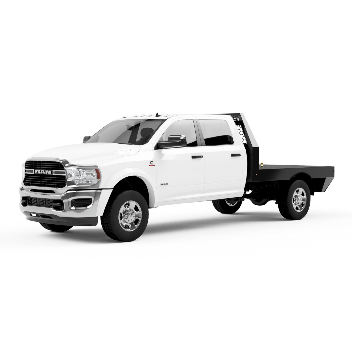 UNIVERSAL 60"CA Chassis-Cab 3500 Flatbed W/ Half-Skirts