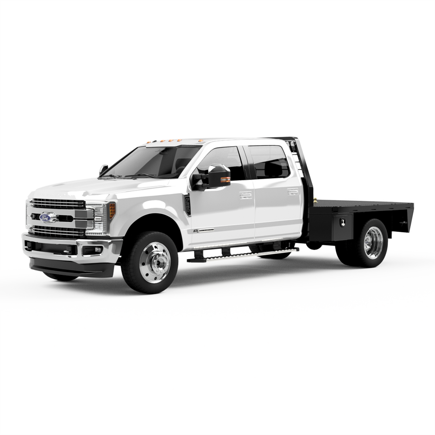 1999-2025 Ford F-350/F450 Flatbed W/ 2 Under-Body Boxes