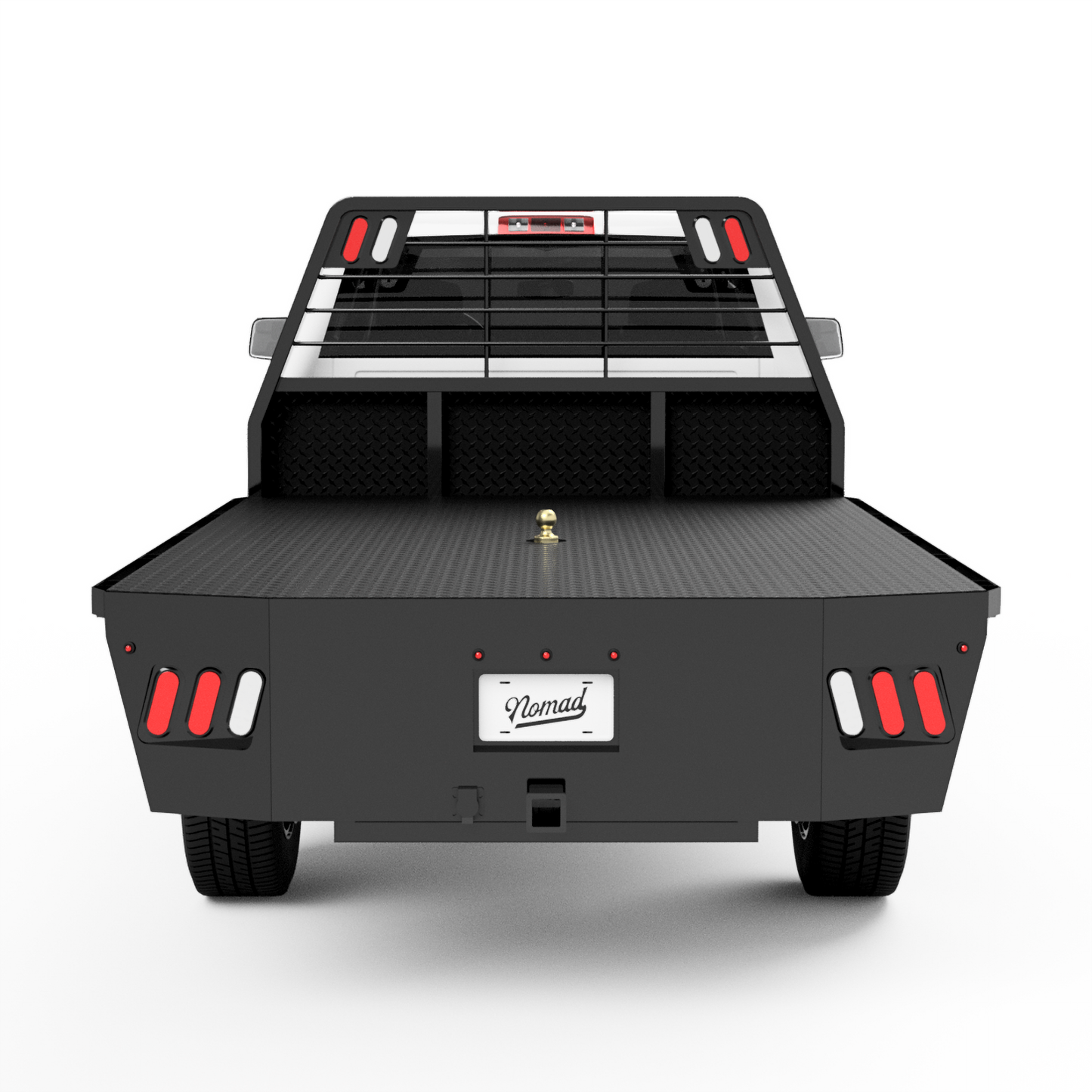 UNIVERSAL 60"CA Chassis-Cab 3500 Flatbed W/ 2 Under-Body Boxes