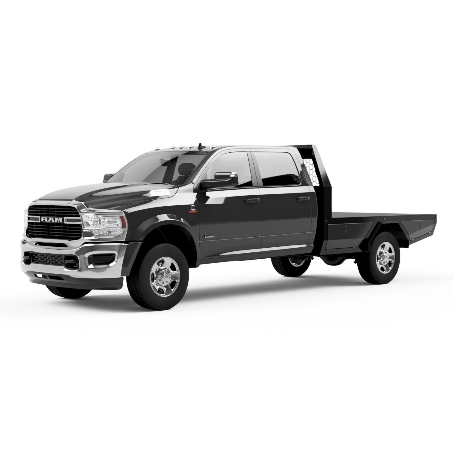 UNIVERSAL 60"CA Chassis-Cab 3500 Flatbed W/ Fender Boxes