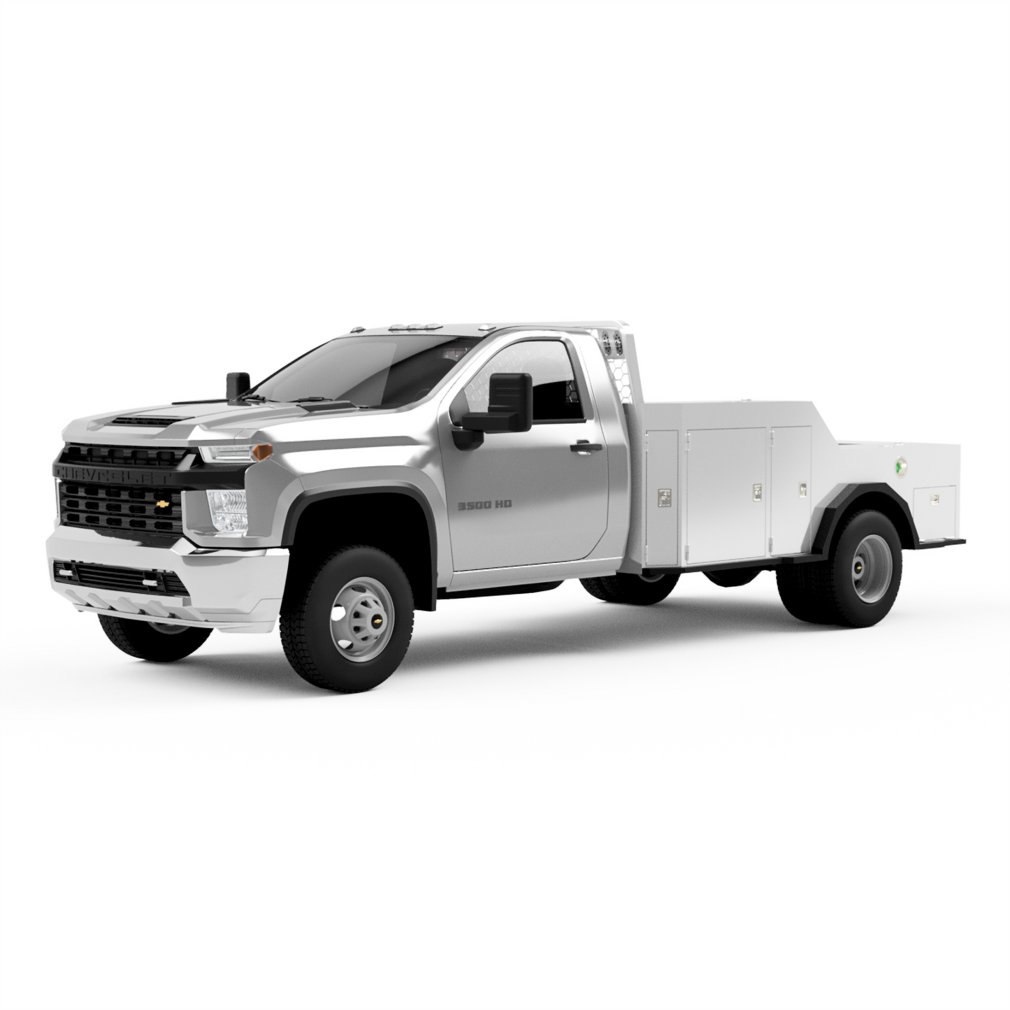 UNIVERSAL 84"CA Chassis-Cab 4500/5500 Utility Bed W/ Deck-Side Boxes