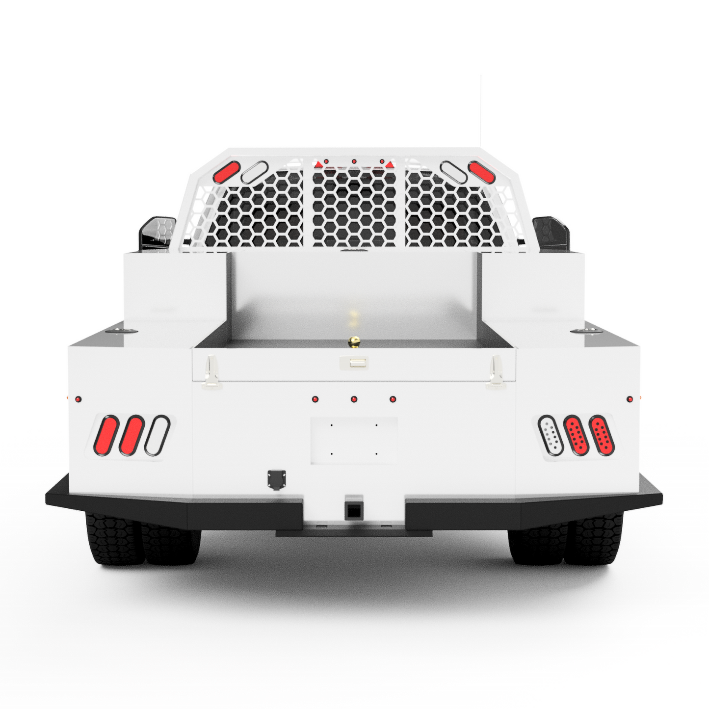 UNIVERSAL 60"CA Chassis-Cab 3500/5500 Utility Bed W/ Deck-Side Boxes