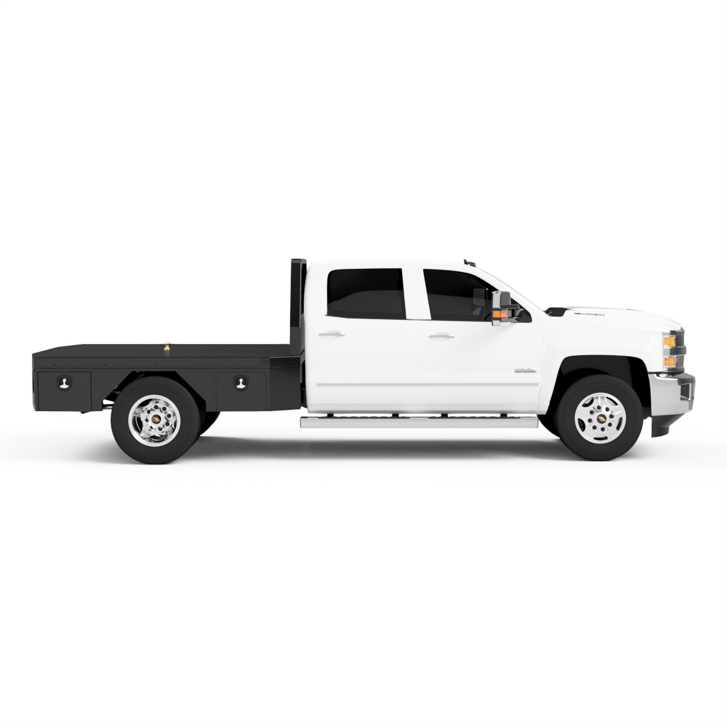 1988-2025 GM 3500 Flatbed W/ 4 Under-Body Boxes