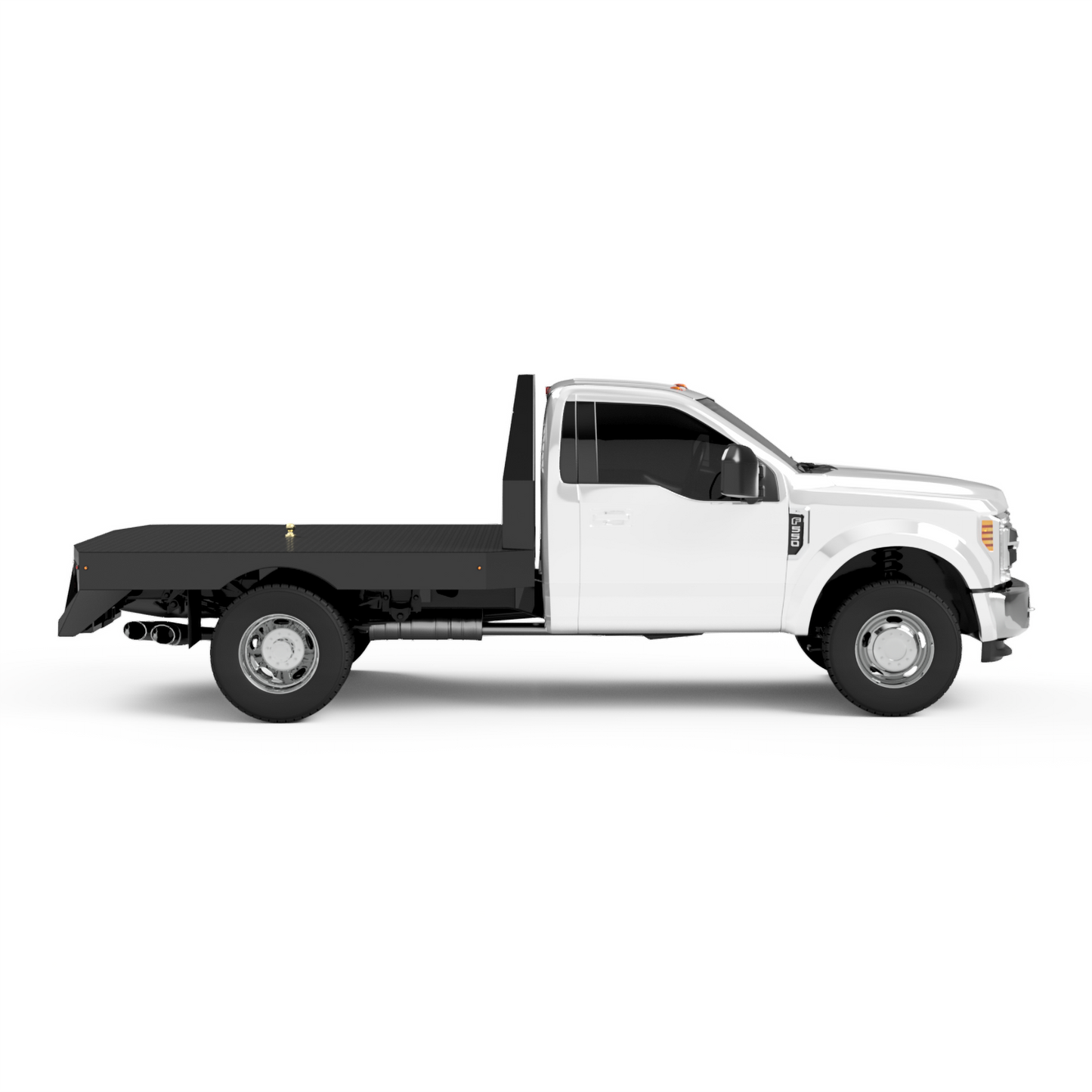 UNIVERSAL 60"CA Chassis-Cab 3500/5500 Flatbed W/ Half-Skirts