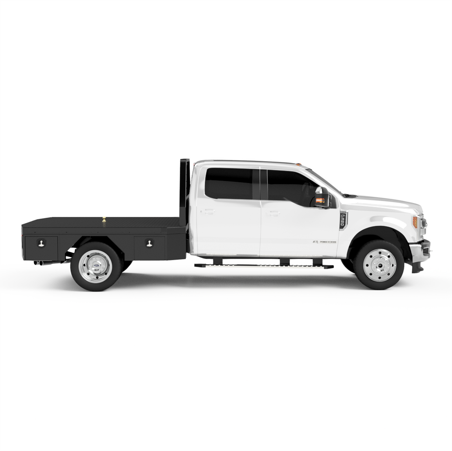 1999-2025 Ford F-350/F-450 Flatbed W/ 4 Under-Body Boxes