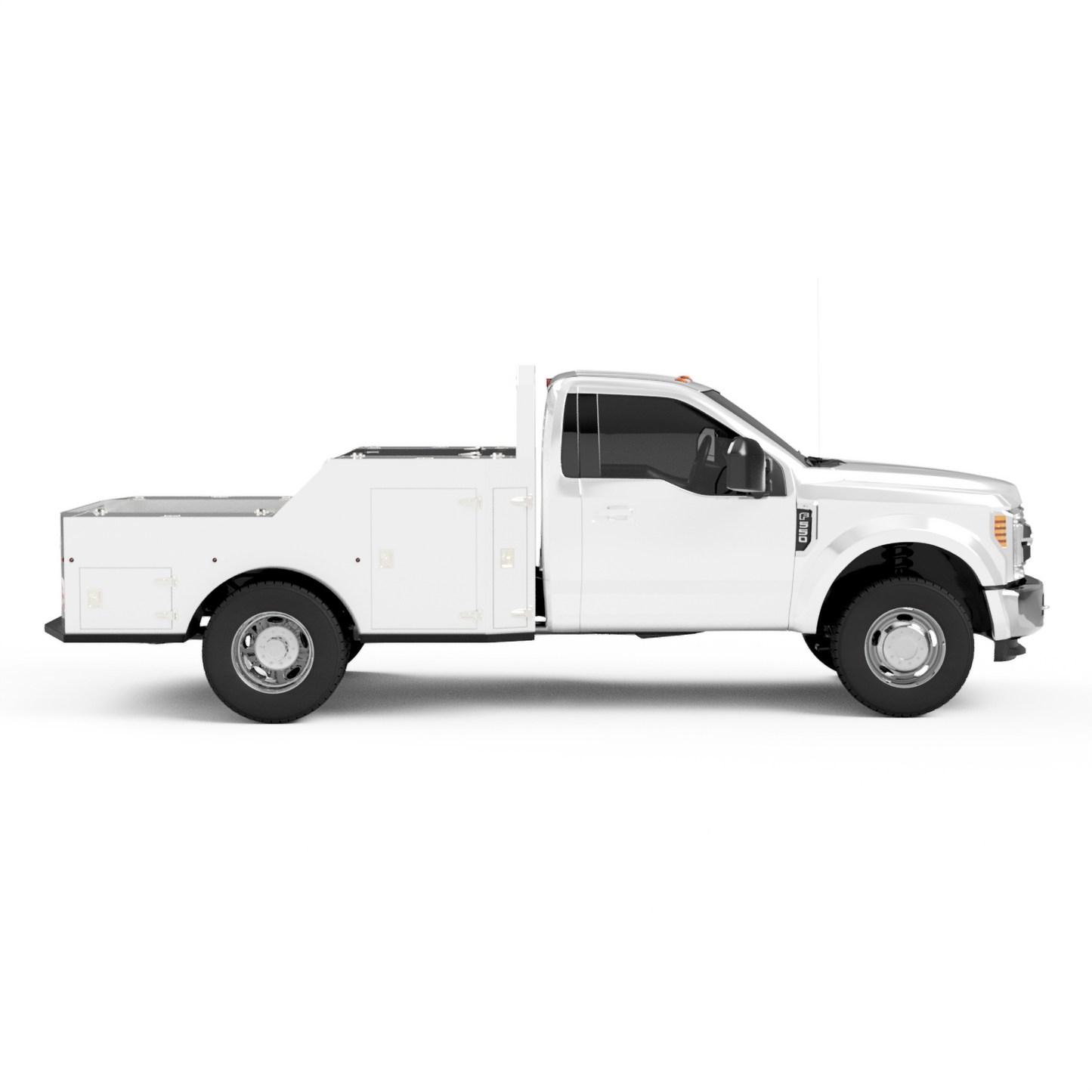 UNIVERSAL 60"CA Chassis-Cab 3500/5500 Utility Bed W/ Front Boxes