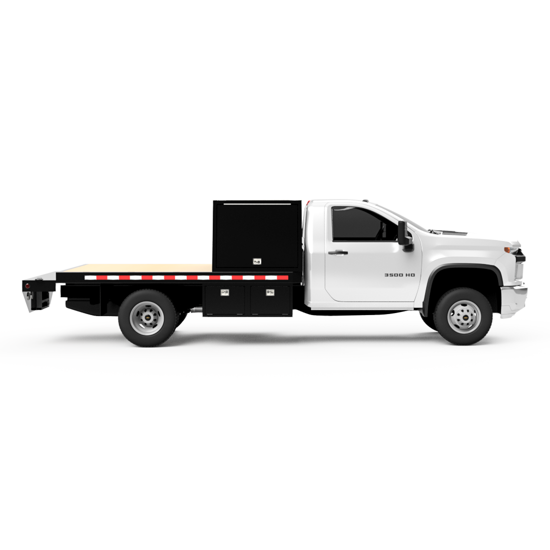 UNIVERSAL 84"CA Chassis-Cab 4500/5500 Welding Bed W/ Front Cabinet