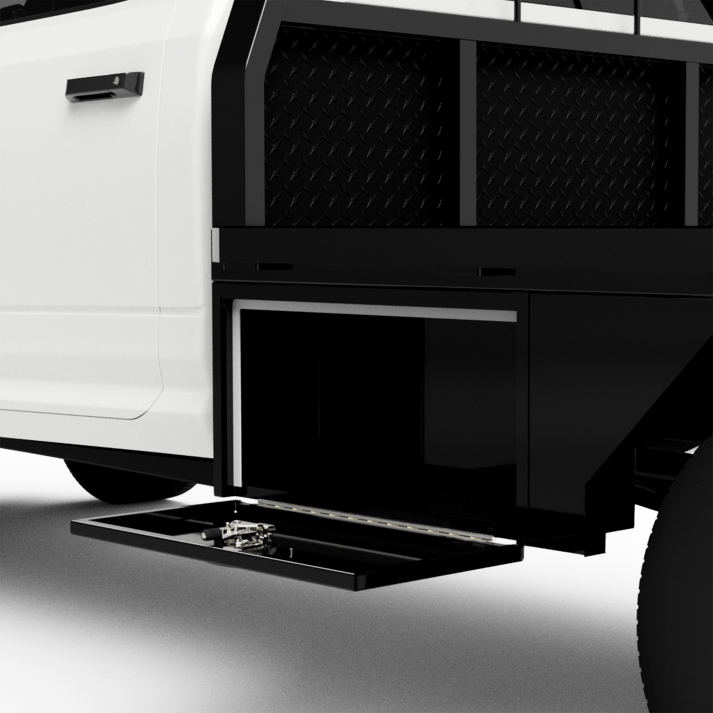 2003-2025 Ram 2500/3500 Flatbed W/ 4 Under-Body Boxes