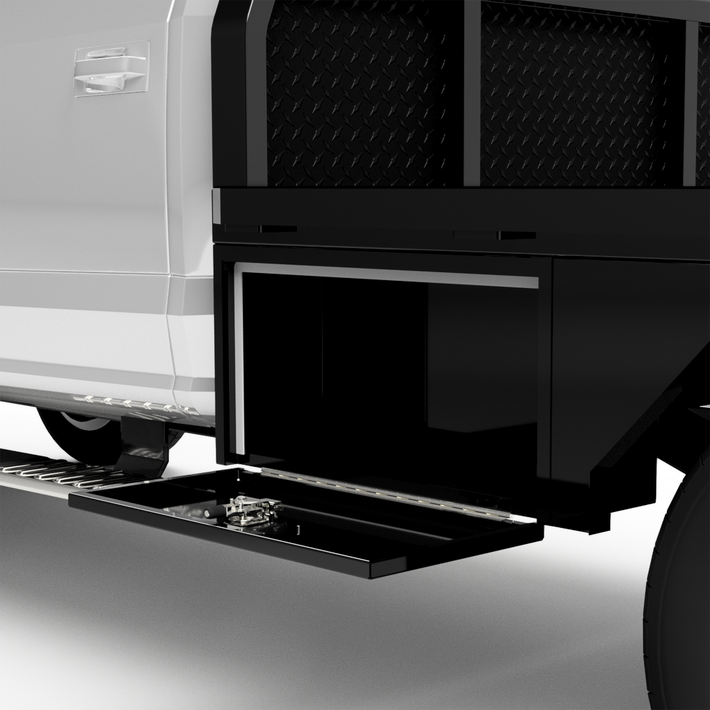 1999-2025 Ford F-250/F-350 Flatbed W/ 4 Under-Body Boxes