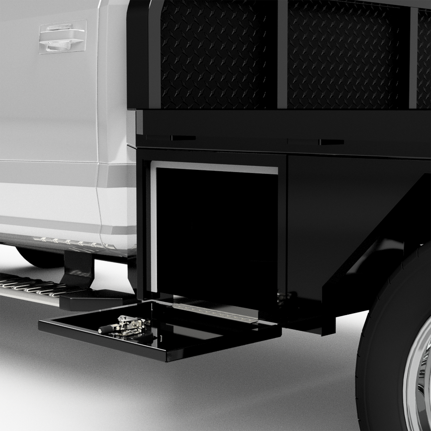 1999-2025 Ford F-350/F-450 Flatbed W/ 4 Under-Body Boxes