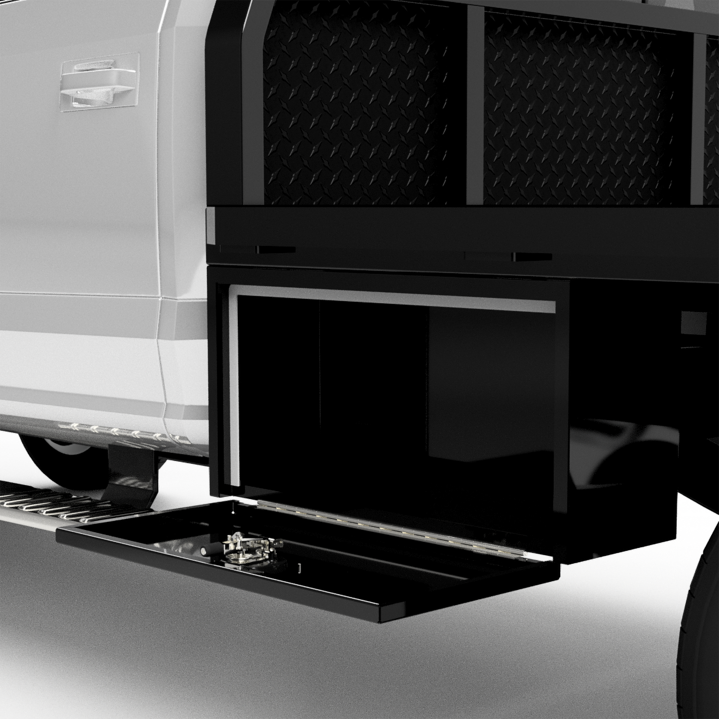 1999-2025 Ford F-250/F-350 Flatbed W/ 2 Under-Body Boxes