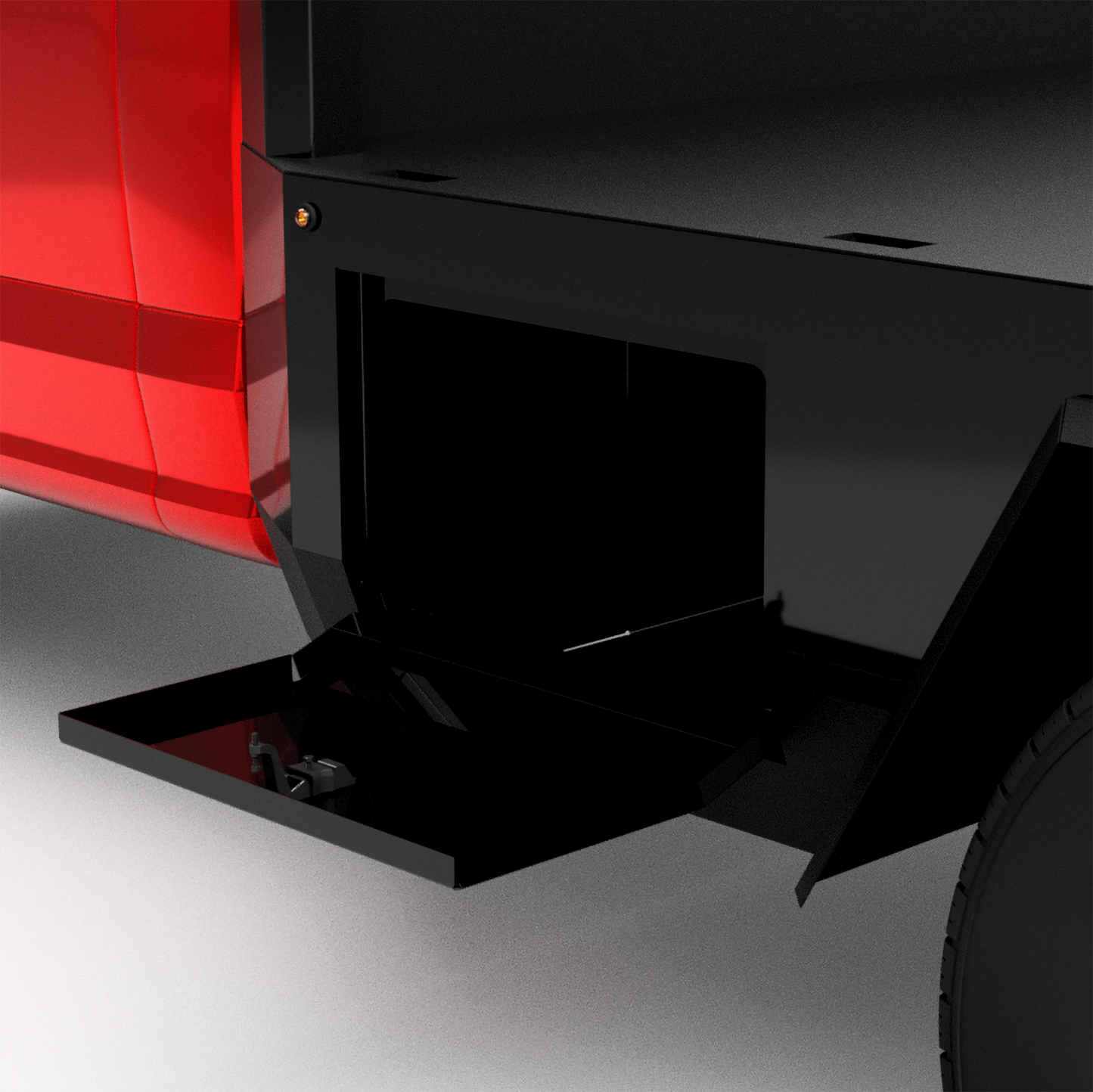 UNIVERSAL 60"CA Chassis-Cab 3500/5500 Flatbed W/ Fender Boxes