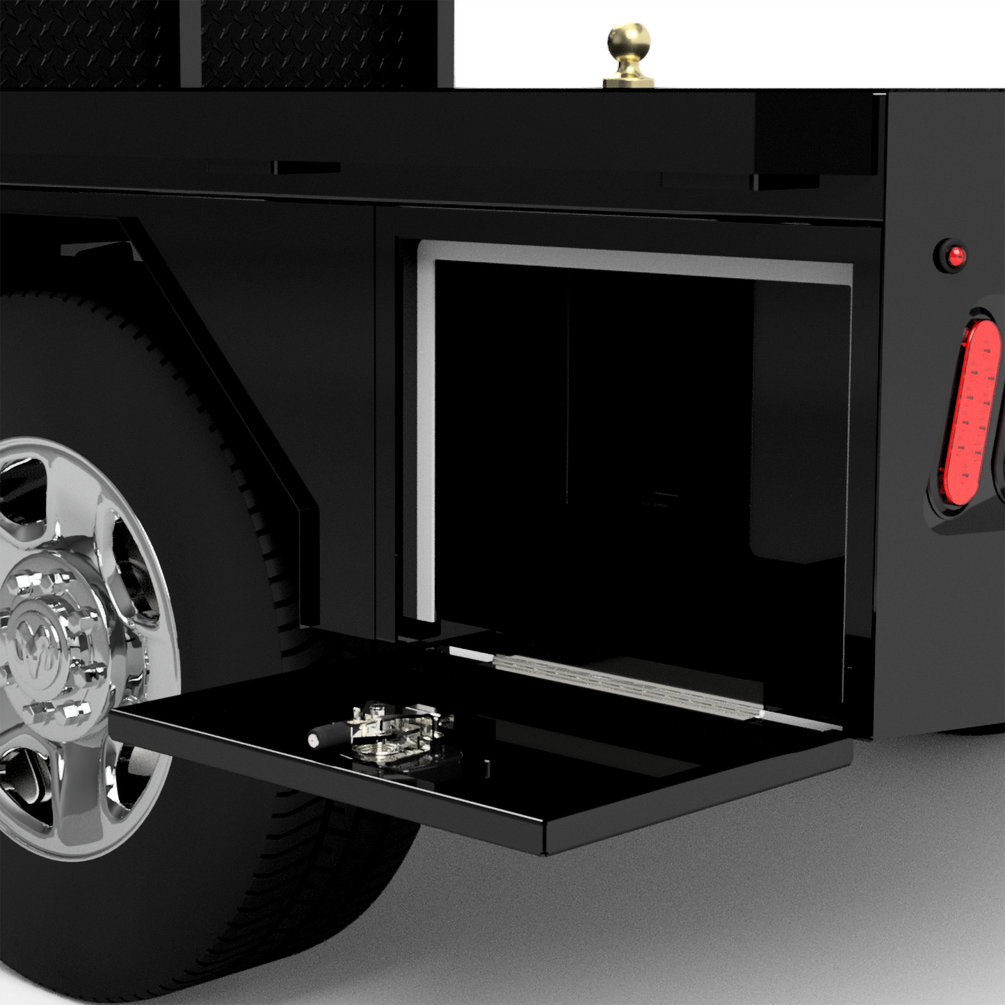 2003-2025 Ram 2500/3500 Flatbed W/ 4 Under-Body Boxes