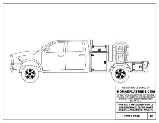 2003-2024 Ram 2500/3500 Welding Bed W/ Front Boxes