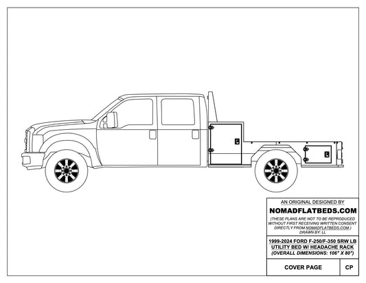 1999-2024 Ford F-250/F-350 Utility Bed W/ Headache Rack