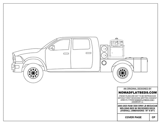 2003-2024 Ram 3500 Welding Bed W/ Recessed Deck