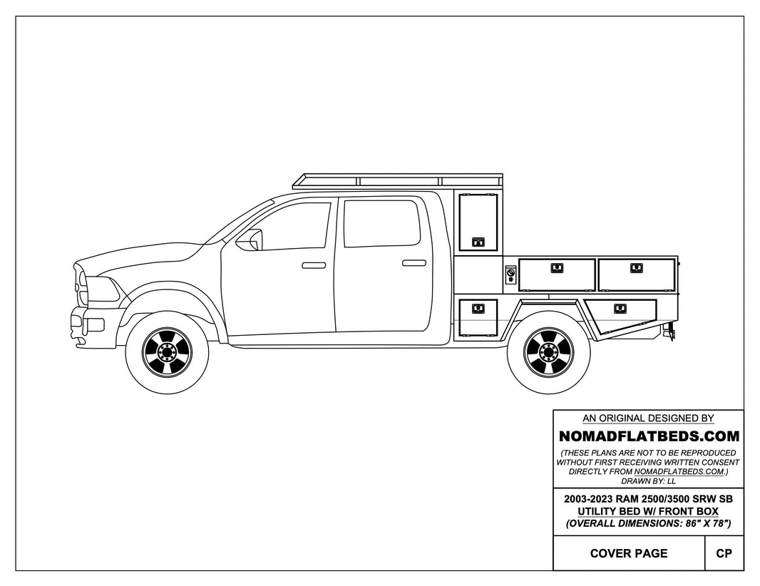 Utility Bed Plans nomadflatbeds