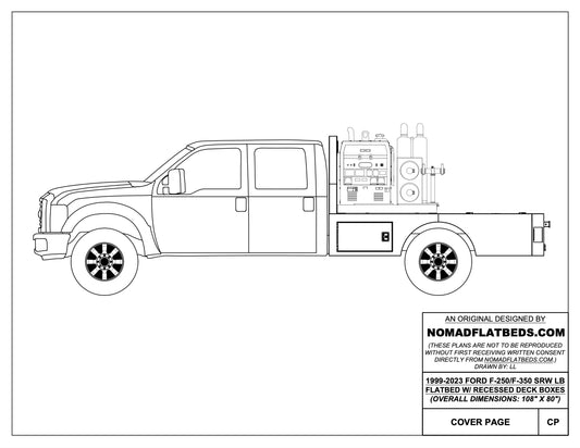 1999-2024 F-250/F-350 Welding Bed W/ Rear Deck Boxes