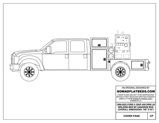 1999-2024 Ford F-350/F-450 Welding Bed W/ Canadian Box