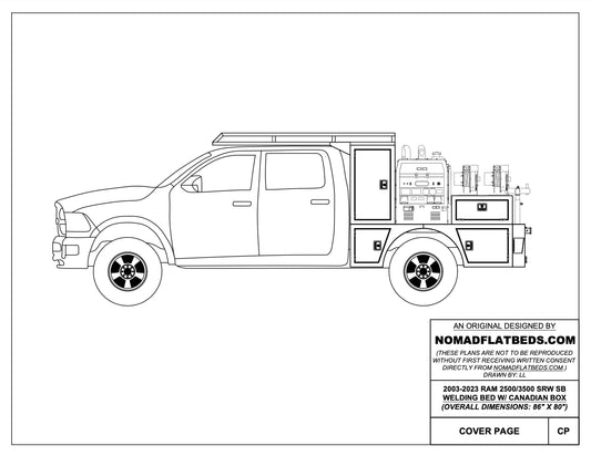 2003-2024 Ram 2500/3500 Welding Bed W/ Canadian Box