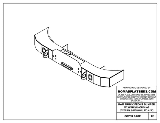 Front & Rear Off-Road Bumpers W/ Winch Housing