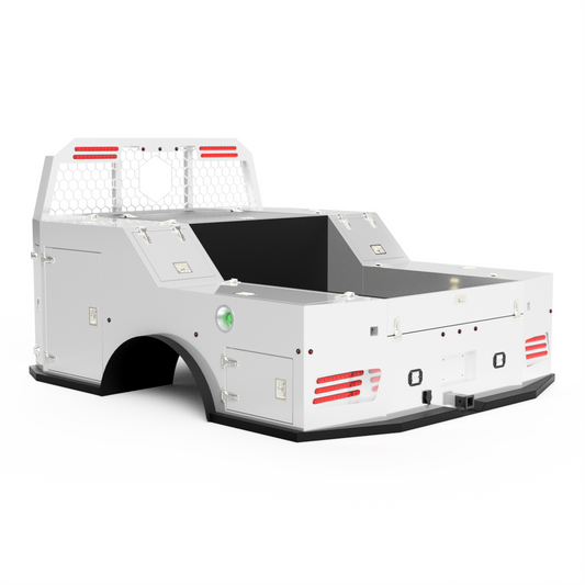 UNIVERSAL 60"CA Chassis-Cab 3500/5500 Utility Bed W/ Front Boxes