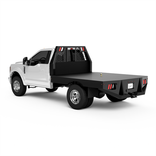 UNIVERSAL 60"CA Chassis-Cab 3500/5500 Flatbed W/ Half-Skirts