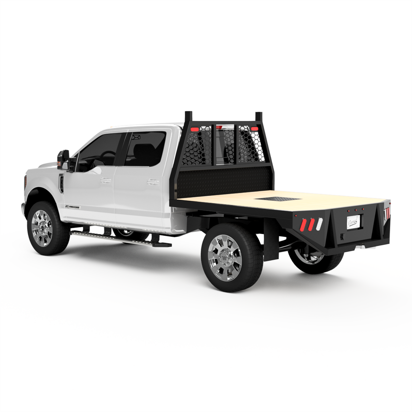 1999-2025 Ford F-250/F-350 Flatbed W/ Wooden Deck