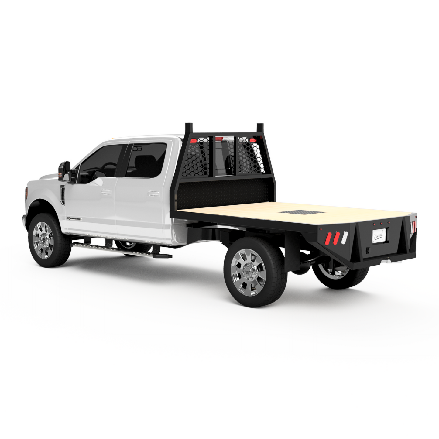 1999-2025 Ford F-250/F-350 Flatbed W/ Wooden Deck