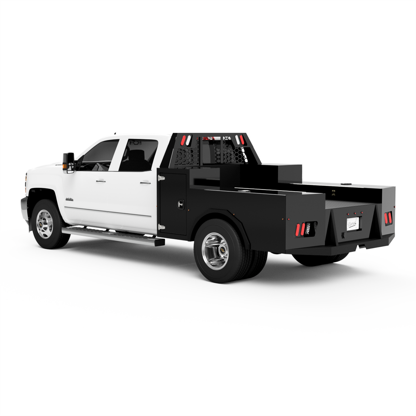 1988-2025 GM 3500 Utility Bed W/ Deck-Side Boxes