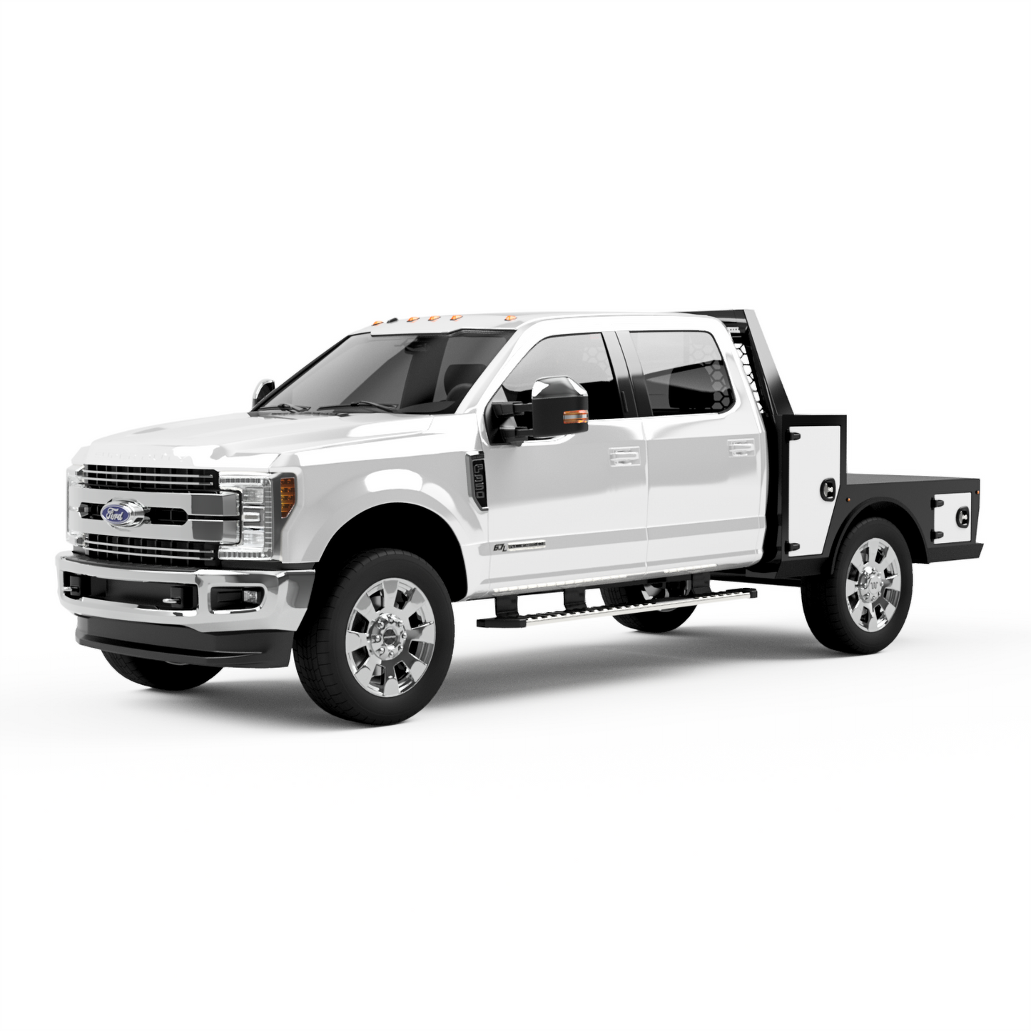 1999-2025 Ford F-250/F-350 Flatbed W/ Large Front Boxes