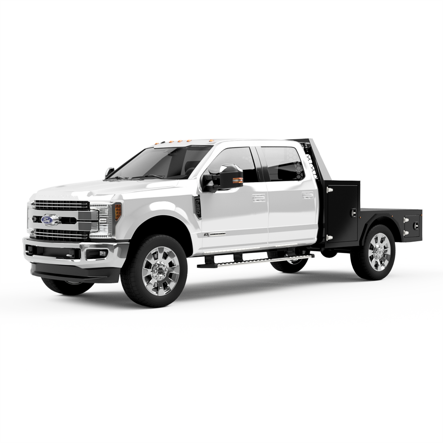 1999-2025 Ford F-250/F-350 Flatbed W/ Large Front Boxes