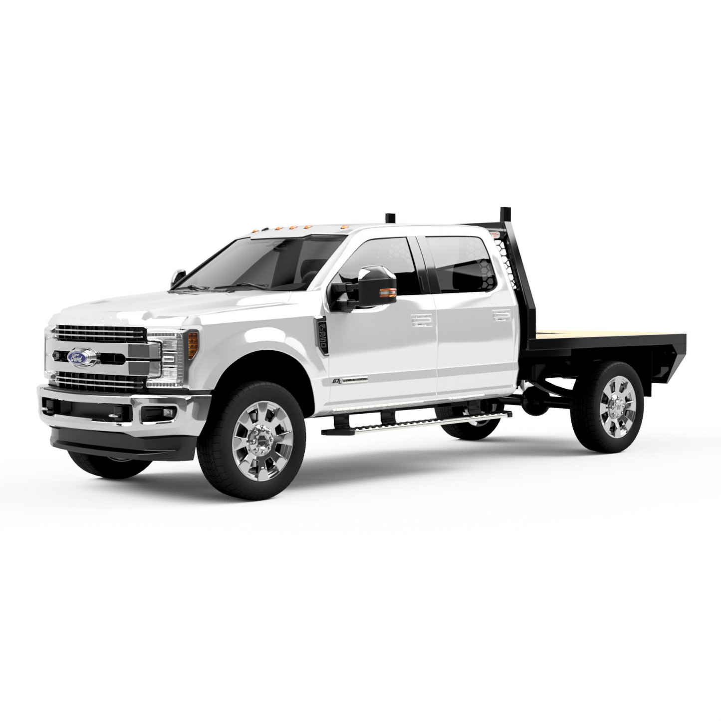 1999-2025 Ford F-250/F-350 Flatbed W/ Wooden Deck