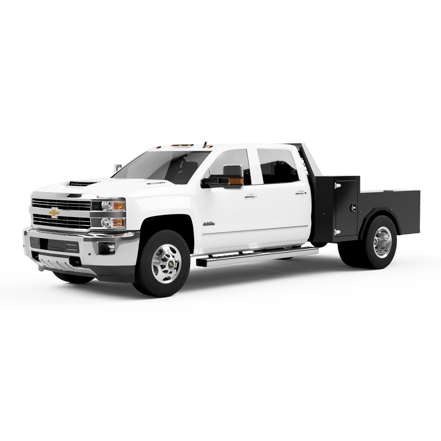 1988-2025 GM 3500 Utility Bed W/ Deck-Side Boxes