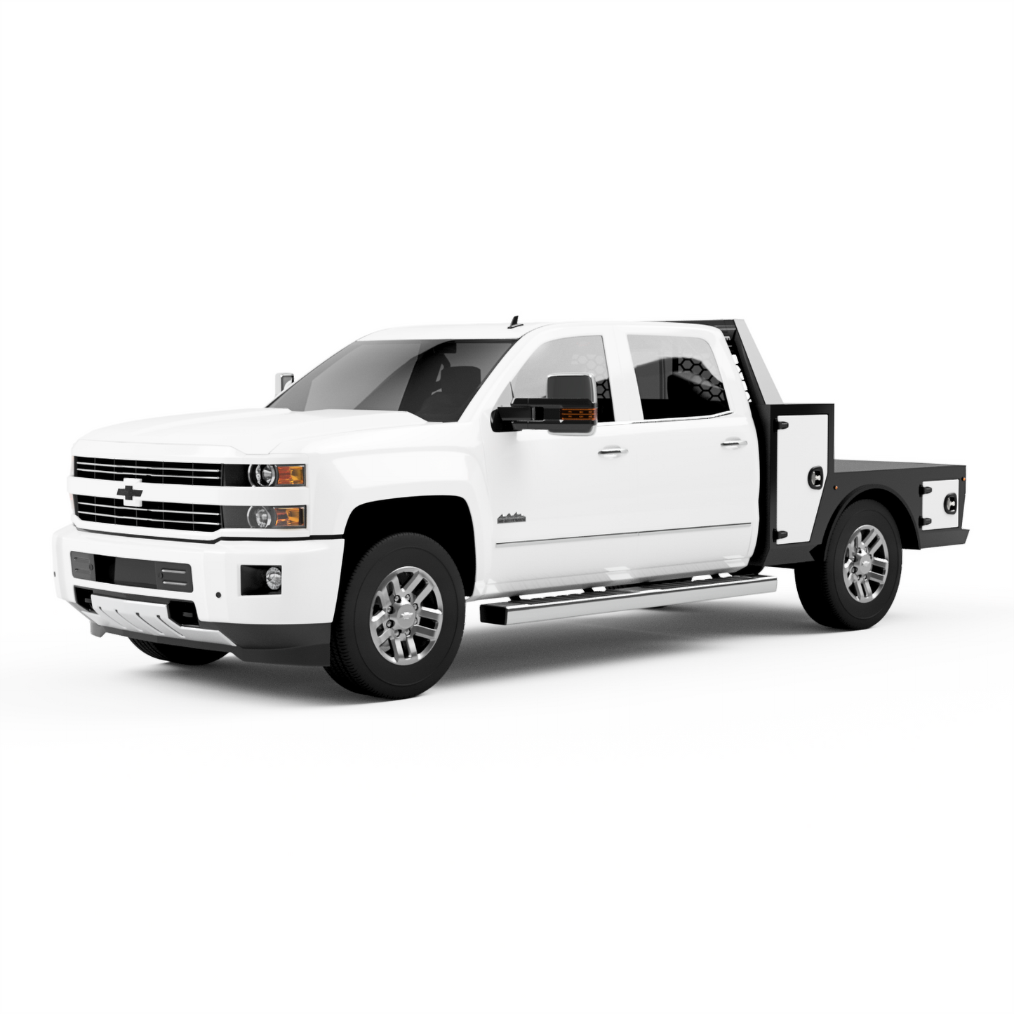 1988-2025 GM 2500/3500 Flatbed W/ Large Front Boxes