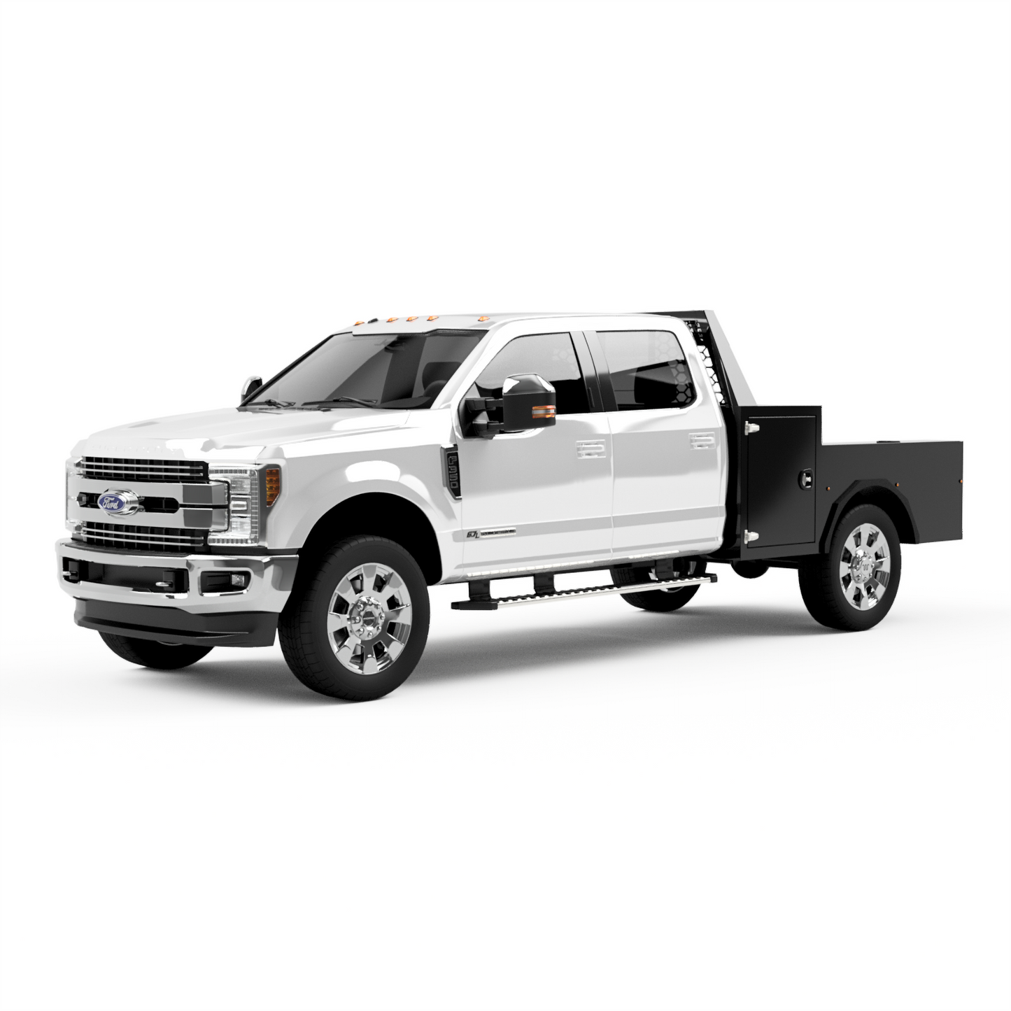 1999-2025 Ford F-250/F-350 Flatbed W/ Deck-Side Boxes