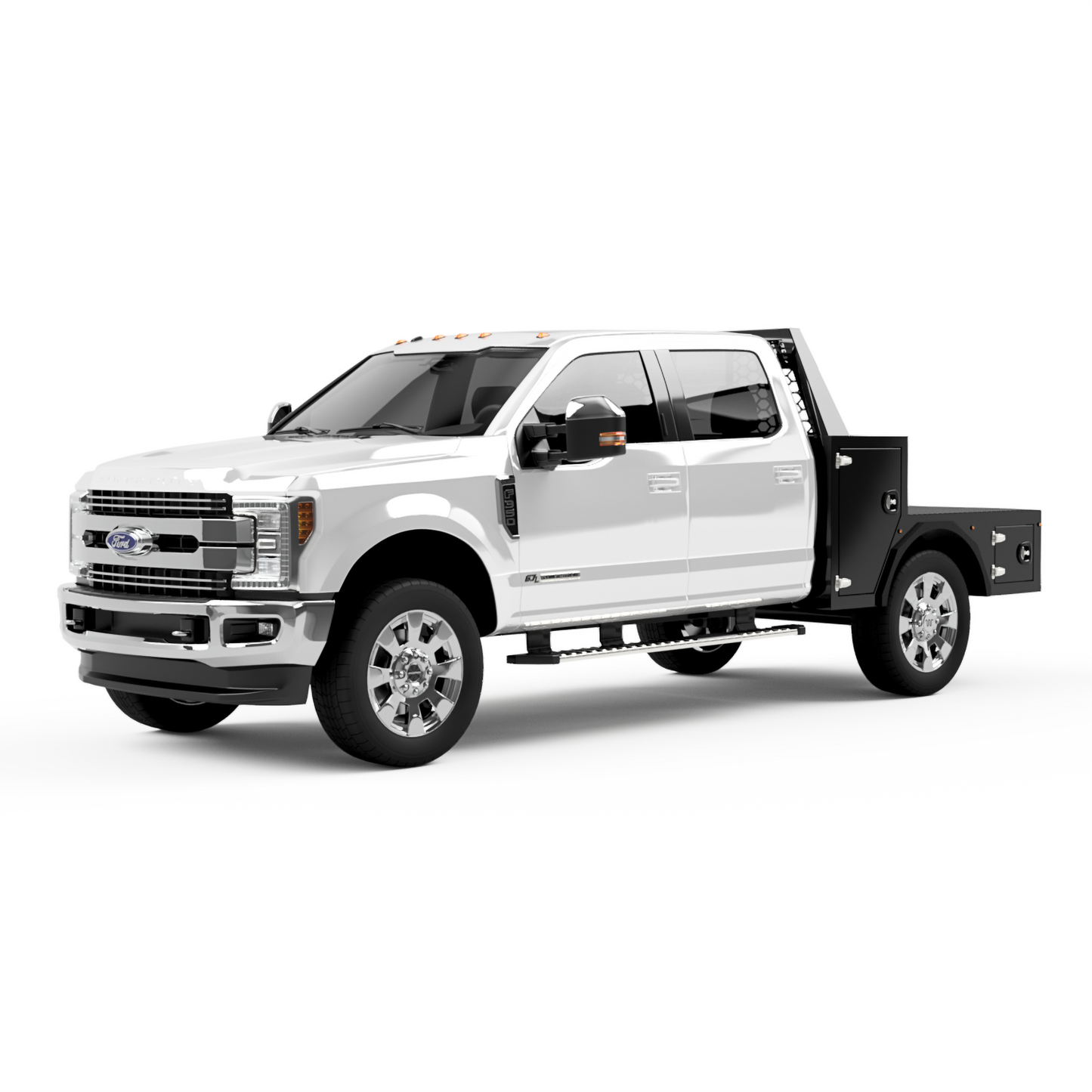 1999-2025 Ford F-250/F-350 Flatbed W/ Large Front Boxes