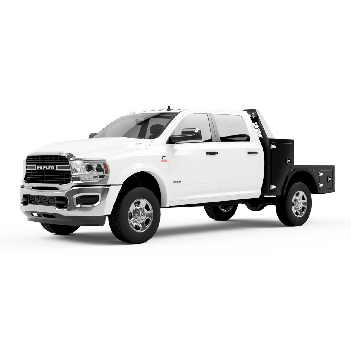 2003-2025 Ram 2500/3500 Flatbed W/ Large Front Boxes