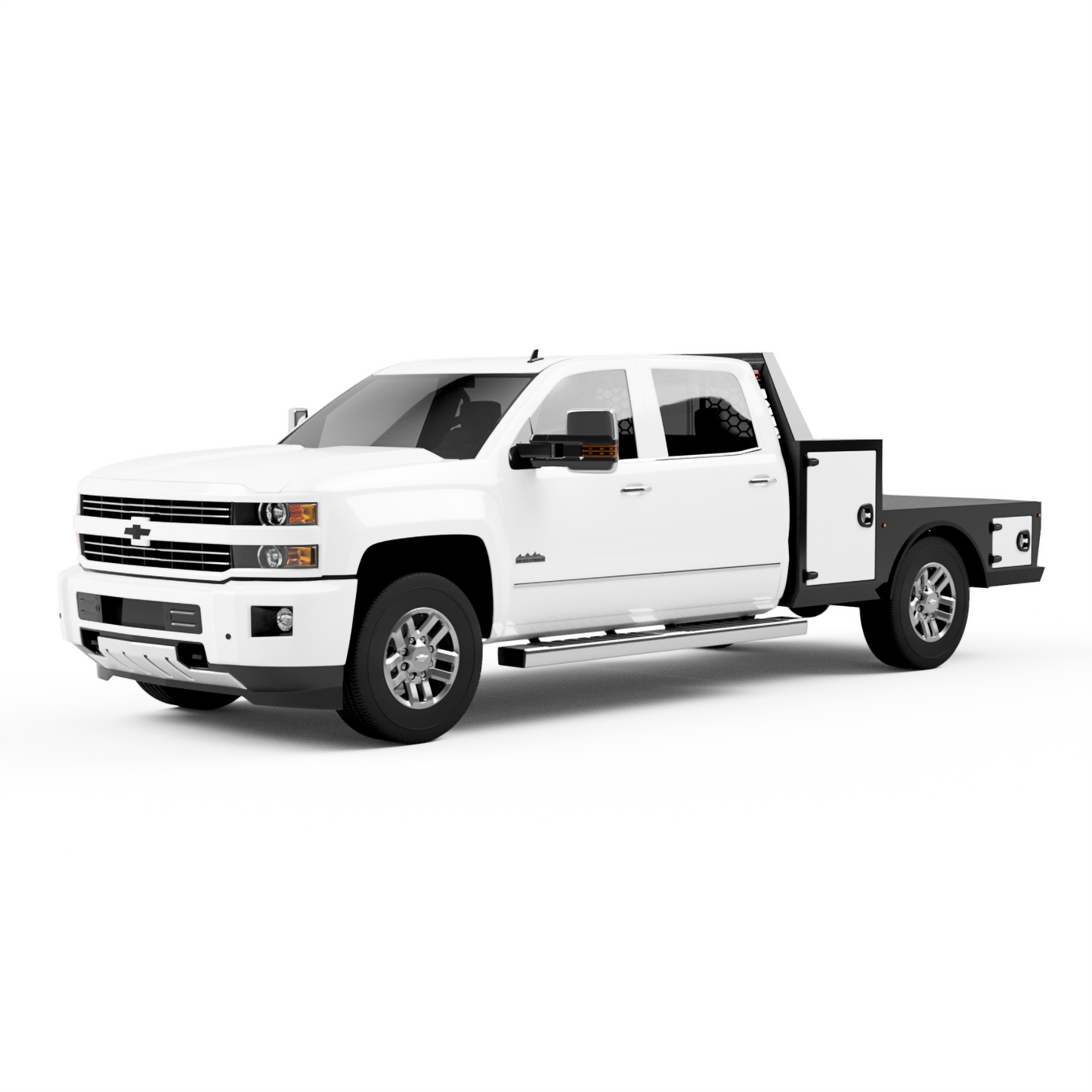 1988-2025 GM 2500/3500 Flatbed W/ Large Front Boxes