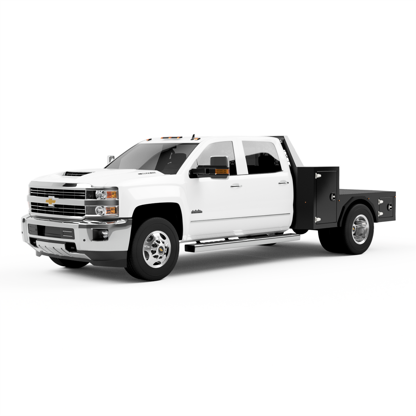 1988-2025 GM 3500 Flatbed W/ Large Front Boxes