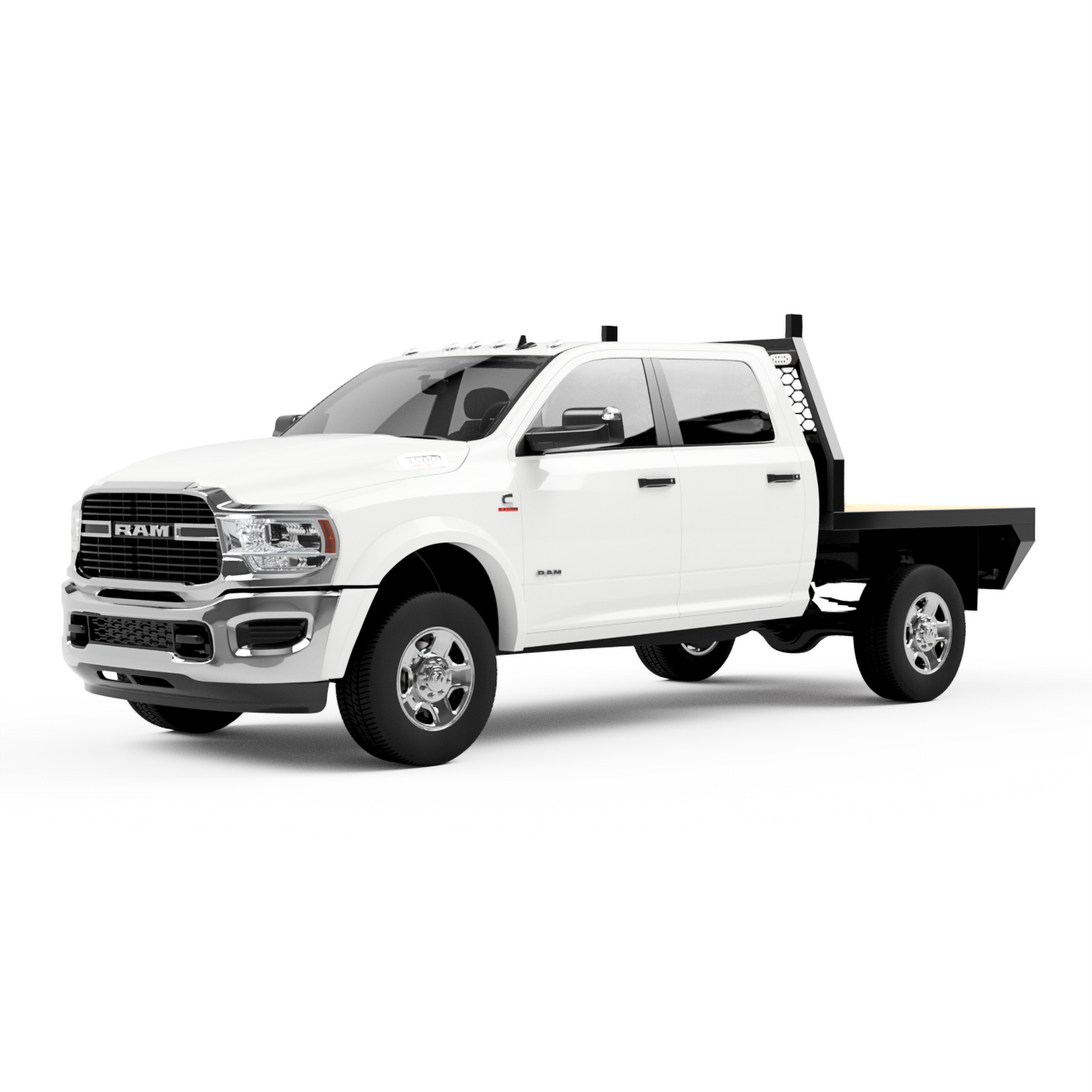 2003-2025 Ram 2500/3500 Flatbed W/ Wooden Deck