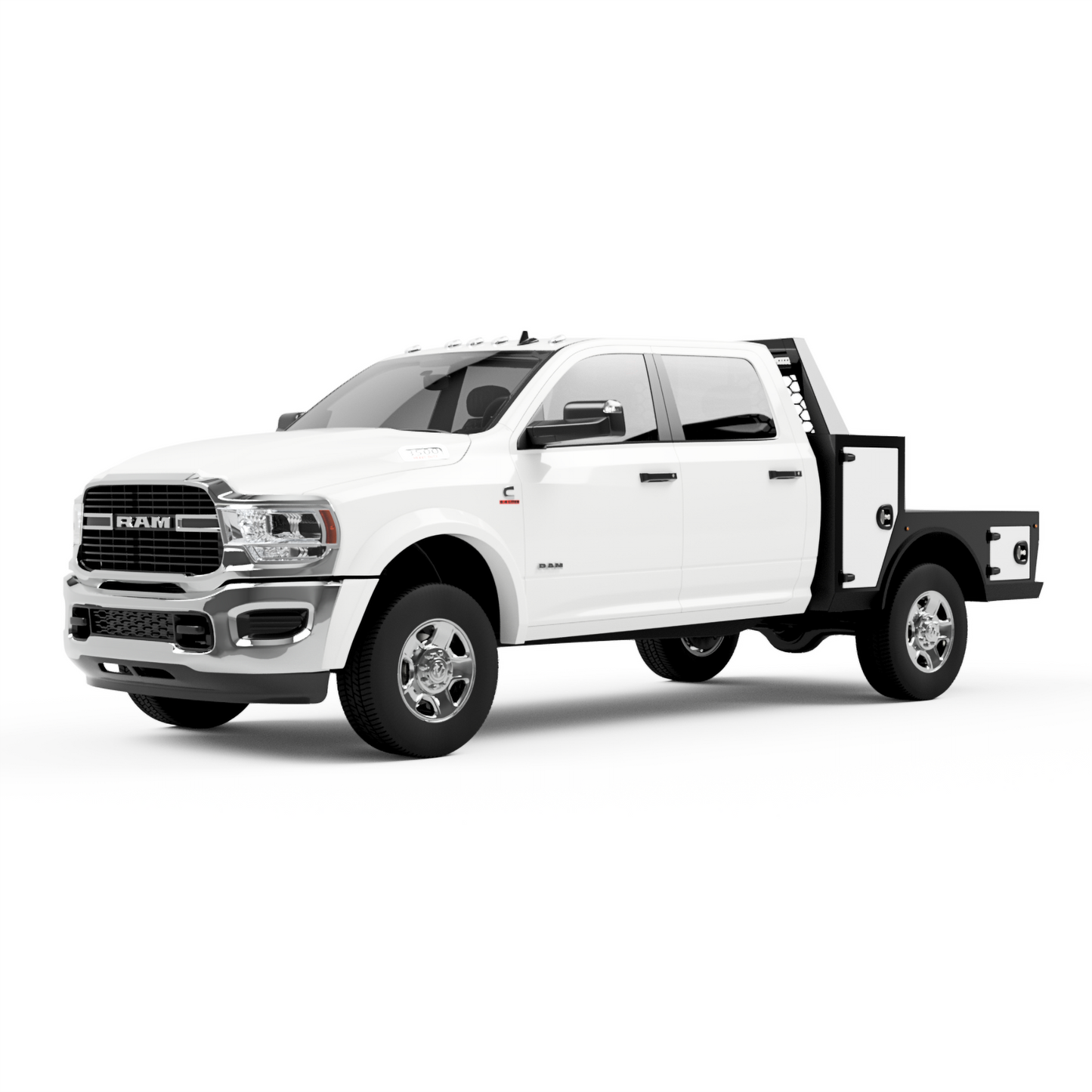 2003-2025 Ram 2500/3500 Flatbed W/ Large Front Boxes