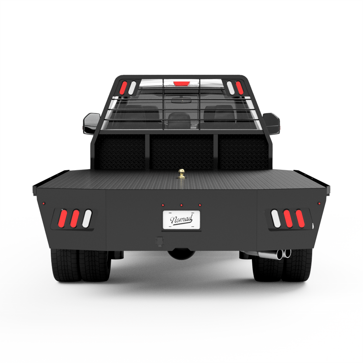 1999-2025 Ford F-350/F-450 Flatbed W/ Headache Rack – nomadflatbeds