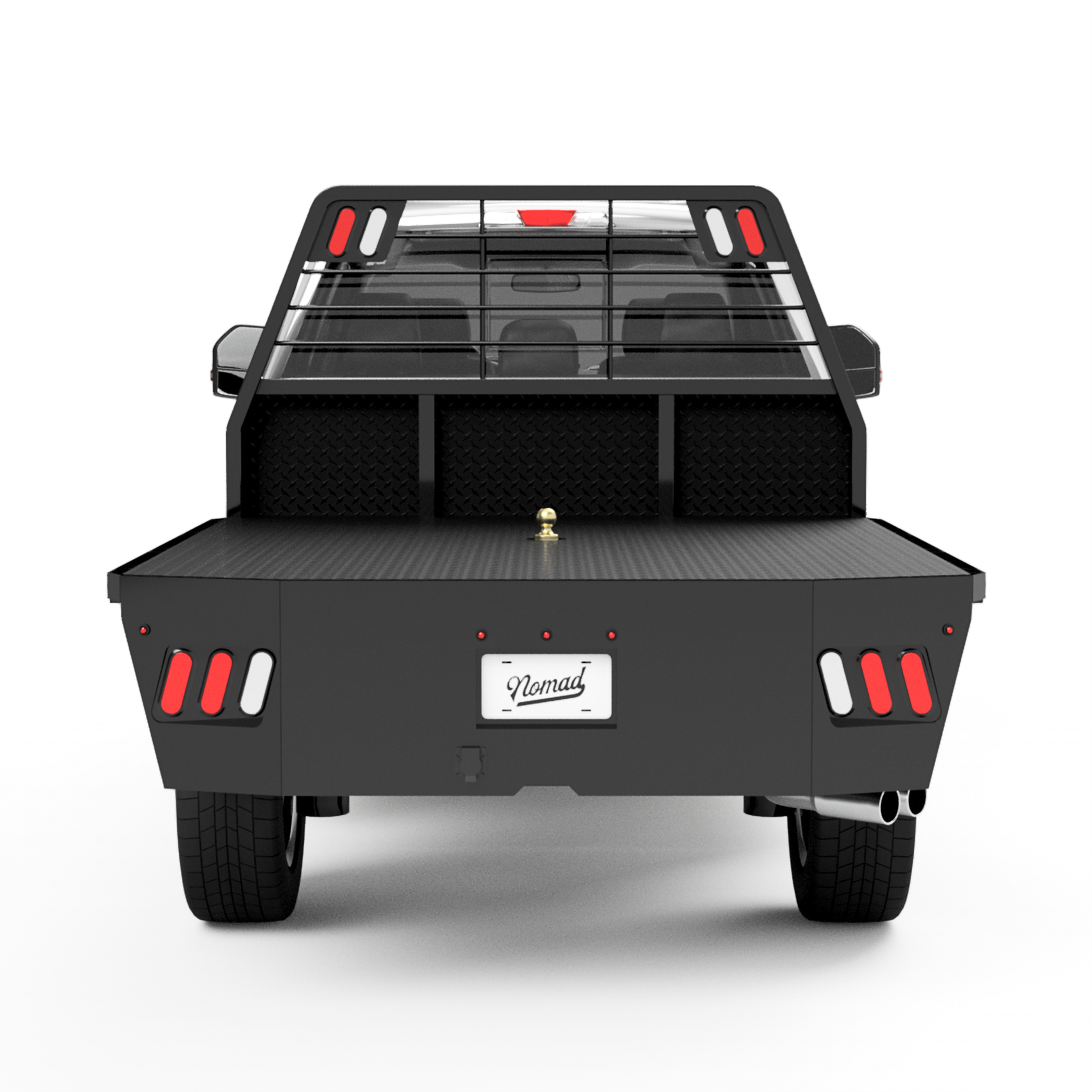 Heading Rack Flatbed 1999-2025 Ford F-250/F-350 Flatbed W/ Headache Rack – nomadflatbeds